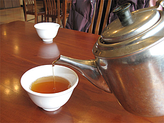料理:温かいお茶@中華料理・点心楼・台北・若久