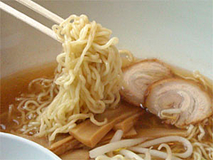 ラーメン麺とスープ@中華そば・ひさご・福岡県筑紫郡那珂川