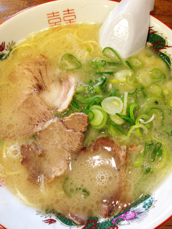 7ラーメン500円@長浜ラーメンはじめ2号店