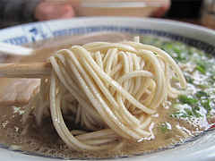 11ランチ:コッテリとんこつラーメン麺@ラーメン処・西谷家・野方本店