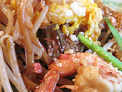 料理:パッタイ(タイ式焼きそば)の具@タイ屋台料理&ヌードル・オシャ
