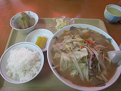 11ランチ:チャンポン定食650円だ@不二家食堂・大手門