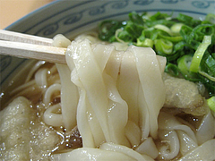 料理:ごぼううどん麺@博多川端うどん・住吉