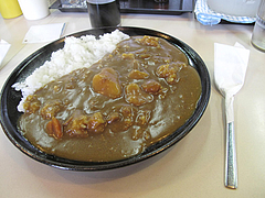 ランチ:カレー並盛450円@手づくりカレー孝・那珂