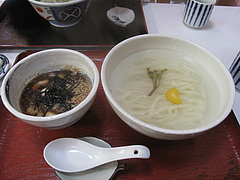 9ランチ:とりおろし温630円@恵味うどん・薬院