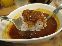 料理:北インド風チキンカレー食べる@カレーショップ・ドゥニヤ・東比恵