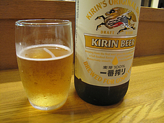 料理:ビール@ごはんや・たね田・白金