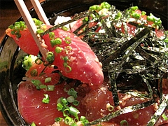 料理:けんしろうめしアップ@柳橋もつ元柳橋連合市場・福岡