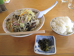 7ランチ:ちゃんぽんと白飯@ちゃんぽんとめし