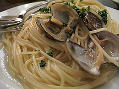 料理:あさりのパスタ@BUTCHER・炭火焼フレンチ・ブッチャー・平尾