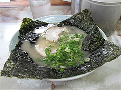 料理・岩のりラーメン600円@昭和福一ラーメン五十川店(那珂店)