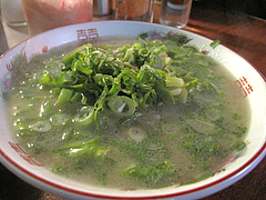 9料理:豚骨ラーメン@屋台・丸和前ラーメン・小倉・旦過市場