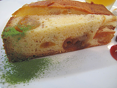 22ランチ:デザート・金柑のケーキ@食堂シェモア・フレンチ・イタリアン・洋食