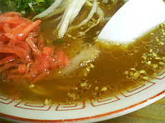 ラーメンのスープ@長崎亭博多駅南店
