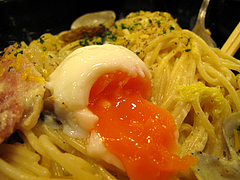 料理:温泉卵@洋麺屋・五右衛門・福岡ソラリア・天神
