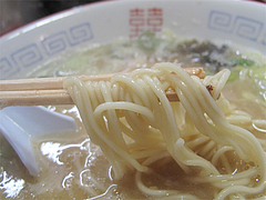 料理:ラーメン麺@麺屋多吉・ラーメン・大橋