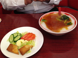 8フカヒレ粥セット1,360円@馬さんの店・龍仙