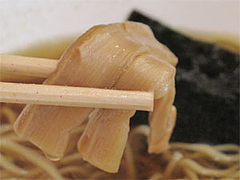 料理:中華そばのシナチク(メンマ)@竹園・百年橋店