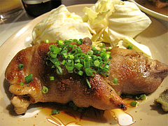 料理:トロトロ豚足の炭火焼@屋台・新妻・天神・福たび