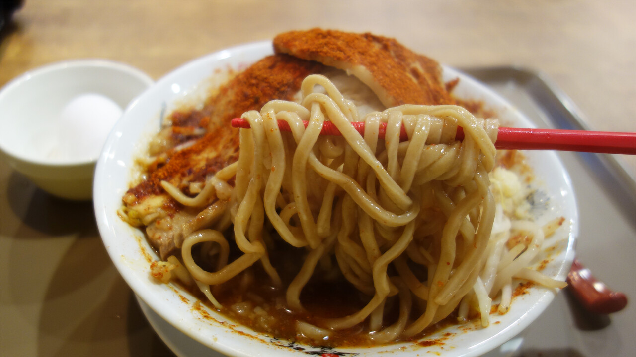 福岡】魚介豚骨濃厚つけ麺＆天神二郎レッド♪＠つけ麺・ラーメン