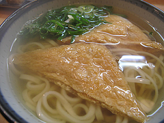 ランチ:きつね450円@筑後うどん・麺工房なか