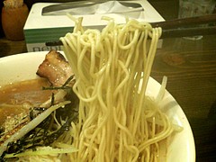 料理:もやしラーメン麺@魚介豚骨醤油いっき・薬院