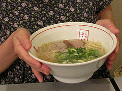 料理:ラーメン550円@長浜屋台やまちゃん福岡天神店