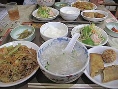 7ランチ:お粥セット900円@点心楼・台北・清川店