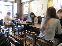 店内:テーブル席@虹の家(ななのや)