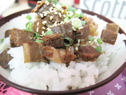 10チャーシュー丼@博多龍龍軒・長浜店