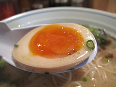 メニュー:クロトン上・煮玉子@ラーメン・カナデヤ・塩原・大橋