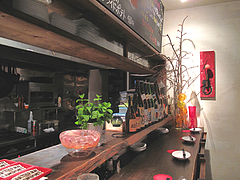 店内:カウンター席@居心地屋REON(レオン)・薬院