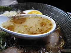 6ランチ:ラーメンスープ@ラーメン・麺屋一矢・住吉店