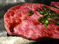 11焼肉:上ロースアップ@焼肉・一真・天神