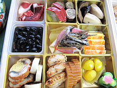 料理:空撮@2011セントラルホテル福岡お節(おせち)・一の重