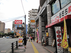 17外観:西新・藤崎商店街近く@博多長浜ラーメン・ももち家・藤崎