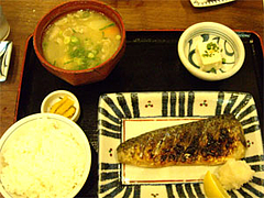 焼魚御膳の塩さば780円(豚汁つき)@長浜将軍・長住店 焼魚御膳の塩さば780円(豚汁つき)@長浜将軍・長住店