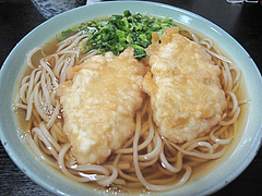 6ランチ:玉ねぎ天そば500円@みすず庵・西新