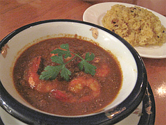 11エビカリー@ベースキャンプ・薬膳カレー・大名