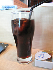 20ランチ:アイスコーヒー@チャンポン専門店・ヌードルキッチン・ウツツヤ(現屋)・天神ビブレ