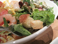 13夜カフェ:コブサラダの下層@Brooklyn Parlor HAKATA(ブルックリンパーラー博多)・博多リバレイン
