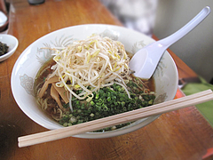 ランチ:烏骨鶏醤油ラーメン500円@千熊ラーメン・春日