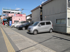 外観:専用駐車場@札幌ラーメンえぞっ子若久店