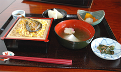 8鮎料理:鮎のかば焼き1,000円@旧川口邸・季節料理なごみ・八女市上陽町