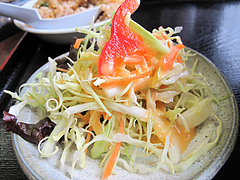 料理:サラダ@ラーメンつる家・那珂川