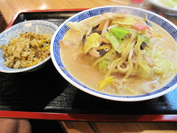 11チャンポン定食750円@満福うどん