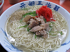 料理:ラーメン普通モード@元祖長浜屋