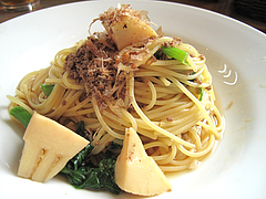 料理:和風パスタ@ベビーフェイスプラネッツ・パセオ野間大池店