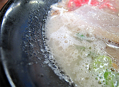 料理:らーめんスープぶくぶく@らーめんず倶楽部げんき