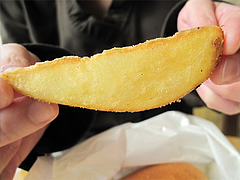 料理:スマイルカットの皮付きポテト@フレッシュネスバーガー・リバーウォーク北九州・小倉